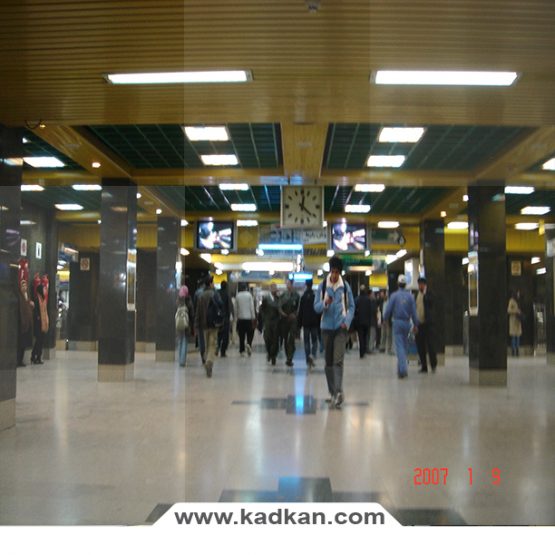 سقف کاذب ایستگاه متروی صادقیه