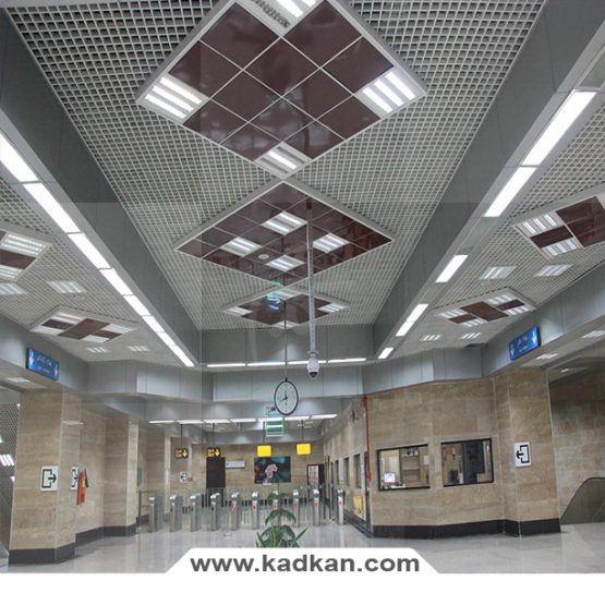 سقف کاذب ایستگاه متروی جوادیه