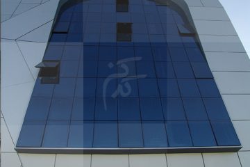 نمای درمانگاه قزوین