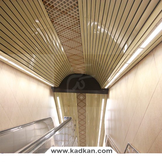 سقف کاذب ایستگاه متروی خواجه عبداله انصاری