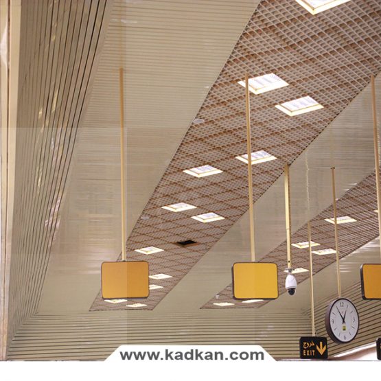 سقف کاذب ایستگاه متروی خواجه عبداله انصاری