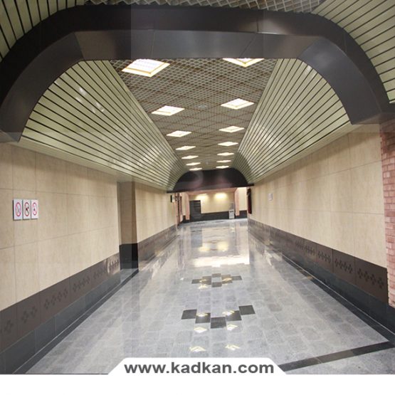 سقف کاذب ایستگاه متروی خواجه عبداله انصاری