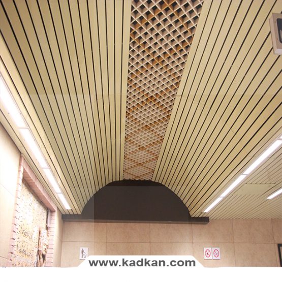 سقف کاذب ایستگاه متروی خواجه عبداله انصاری